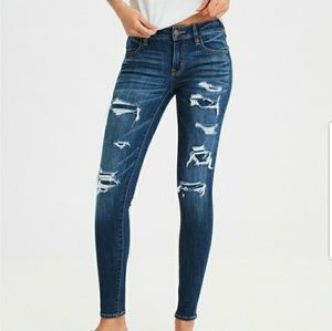 American Eagle Distressed Jeggings